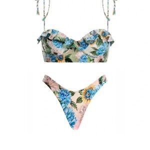 Agua Bendita Margot Aine Ruffle Bikini Top & Avy Aine Reversible Bottoms